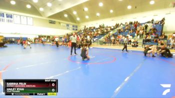 135 lbs Cons. Round 3 - Sabrina Felix, Downey Highschool Wrestling vs Hailey Ryan, Team Thunder