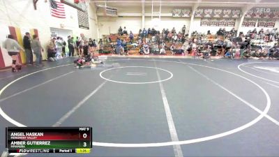 100 lbs Champ. Round 2 - Angel Haskan, Monument Valley vs Amber Gutierrez, Miyamura