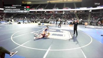 152 lbs Cons. Round 3 - Gabriella Gonzales, Phoenix-3 vs Jaymie Landon, Granville-Whitehall-2