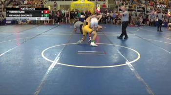 128 lbs Cons. Round 2 - Hunter Kline, Upgraded Industries vs Nicholas Gonzales, Upgraded Industries