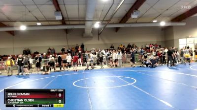 125 lbs Cons. Round 2 - John Braman, Wyoming vs Christian Olsen, Augustana (SD)