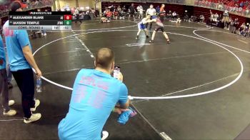 95 lbs Cons. Round 4 - Jaxson Temple, Junior Titans Wrestling Club vs Alexander Blake, Arlington Eagles