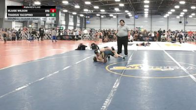 110 lbs Round 2 - 10:30am Friday - Thadius Yacopino, Minions vs Blaise Wilson, Terps XPress