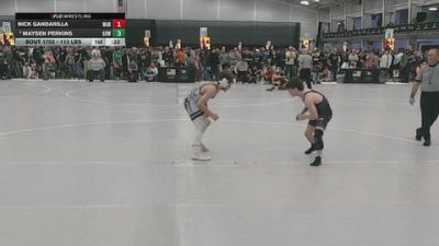 113 lbs 3rd Place Match - Nick Gandarilla, WAR vs Maysen Perkins, Greater Heights Wrestling