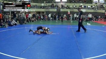 80 lbs Round 4 - Lola Barrett, St. James Cyclones vs Magdalen Rauenhorst, Summit Wrestling Academy