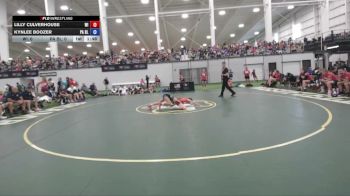 75 lbs Kynlee Boozer, Pennsylvania Blue vs Lilly Culverhouse, Wisconsin