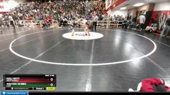 170 lbs Quarterfinal - Ashten Hubbs, Cody vs Hali Witt, Rock Springs