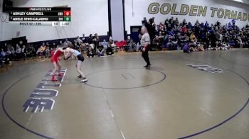 106 lbs Quarterfinal - Ashley Campbell, General Mclane Hs vs Adele Shih-Calabro, Seneca Valley Hs