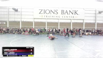 126 lbs Cons. Round 2 - Linken Jamison, Uintah Wrestling vs Trey Larsen, Morgan Wrestling Club