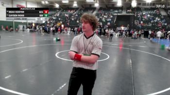 138 lbs Cons. Semi - Beau Koster, Next Level Training Academy vs Caysen Ross, Bear Cave Wrestling