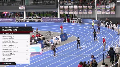 High School Boys' 200m, Finals 18