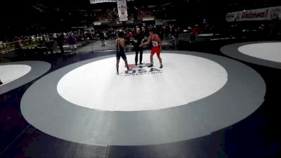 175 lbs Champ. Round 1 - Rowen Carmack, Beyer High School Wrestling vs Elijah Sudaria, Fremont Warriors Wrestling Club