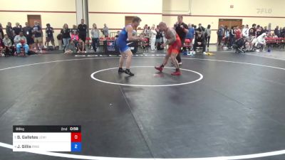 88 kg Quarters - Brad Galletes, Lewis Academy Wrestling vs John Gillis, Ringers Wrestling Club