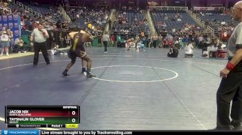 3A 190 lbs Semifinal - Jacob Nix, North Buncombe vs Tayshaun Glover, Dudley