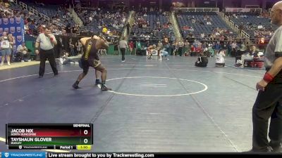 3A 190 lbs Semifinal - Jacob Nix, North Buncombe vs Tayshaun Glover, Dudley