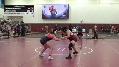 180 lbs Quarterfinal - Lizeth Godina, Mt. San Antonio College vs Alexandria Perez, Palomar College