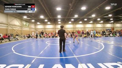 57 kg Rr Rnd 6 - Adyson Vogelsong, Primus WC - GHSE vs Ciara Farias, Maine Trappers Blue - GHSE