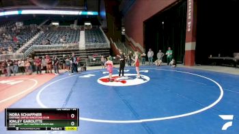 94 lbs 5th Place Match - Kinley Garoutte, Moorcroft Mat Masters Wrestling Club vs Nora Schaffner, Eastside United Wrestling Club