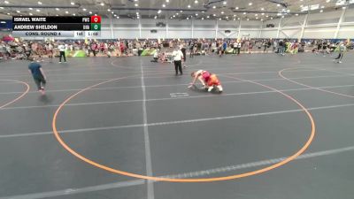 150 lbs Cons. Round 4 - Andrew Sheldon, Unattached vs Israel Waite, Portage WC