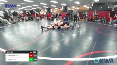 150 lbs Rr Rnd 1 - Inell Derogers, Ponca City vs Garrett Lynn, Oklahoma Elite 15u Orange