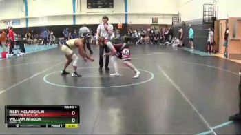 152 lbs Round 4 (10 Team) - Riley McLaughlin, Burns/Pine Bluffs vs William Aragon, South