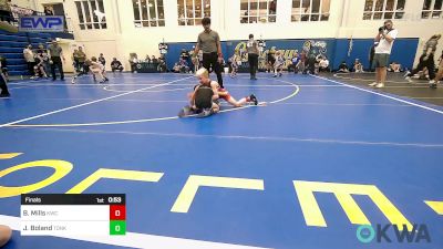 61 lbs Final - Beckett Mills, Keystone Wrestling Club vs Jett Boland, Tonkawa Takedown Club