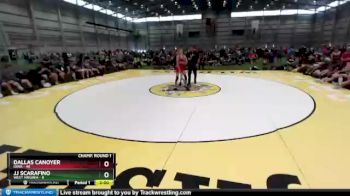 100 lbs Round 1 (16 Team) - Dallas Canoyer, Iowa vs JJ Scarafino, West Virginia