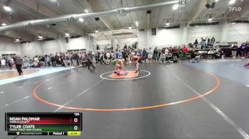 150 lbs Cons. Round 4 - Noah Palomar, Pueblo County vs Tyler Coats, Fossil Ridge High School