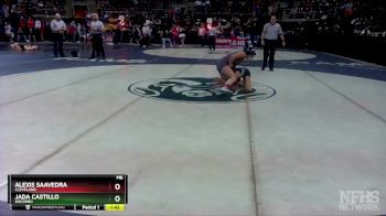 Girls 107 lbs Champ. Round 1 - Alexis Saavedra, Cleveland vs Jada Castillo, Socorro