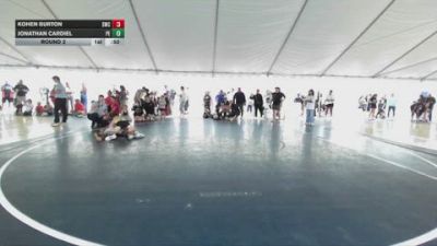 86 lbs Round 2 - Kohen Burton, Sting Wrestling Club vs Jonathan Cardiel, Poway Elite