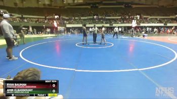 115 lbs Quarterfinal - Ryan Bauman, Poquoson Athletic Association vs Amir Elbassiouny, Grizzly Wrestling Club