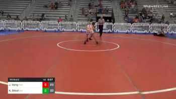 100 lbs Prelims - Jackson Vang, Roundtree Wrestling Academy Blue vs Kam Stout, Team 922