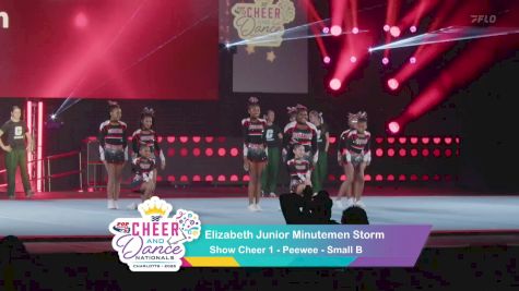 Elizabeth Junior Minutemen Storm [2025 Show Cheer 1 - Peewee - Small B] 2025 Pop Warner National Cheer & Dance Championship
