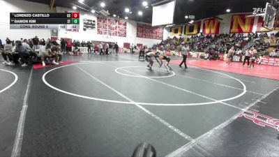 106 lbs Cons. Round 4 - Damon Kim, South Torrance vs Lorenzo Castillo, Calvary Chapel
