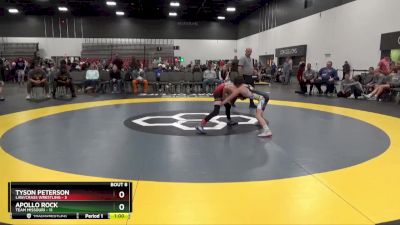 75 lbs Semis & 1st Wrestleback (8 Team) - Apollo Rock, Team Missouri vs Tyson Peterson, LAW/Crass Wrestling