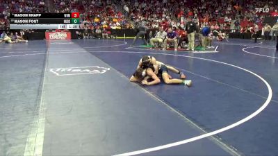 1A-120 lbs Cons. Round 4 - Mason Fogt, Hudson vs Mason Knapp, West Bend-Mallard