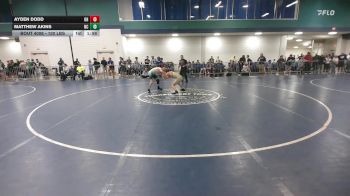 120 lbs Round Of 256 - Ayden Dodd, OH vs Matthew Akins, NC