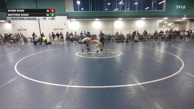 120 lbs Round Of 256 - Ayden Dodd, OH vs Matthew Akins, NC