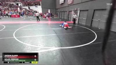 125 lbs Cons. Round 2 - Jaydon Slama, Baldwin-Woodville vs Nolen Rebman, ParkviewAlbany Youth Wrestling