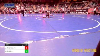 96 lbs Quarterfinal - John Alvarado, Apex vs Kamdyn Smith, F-5 Grappling