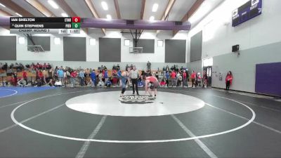 Boys 159 lbs Champ. Round 1 - Ian Shelton, Etna Boys vs Quin Stephens, Pierce Boys