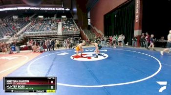 144 lbs Cons. Round 1 - Kristian Martin, Windy City Wrestlers vs Hunter Boss, Jackson Hole Wrestling Club