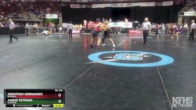 5A 215 lbs Cons. Round 1 - Jonathon Hernandez, Roswell vs Aaron Estrada, Gadsden