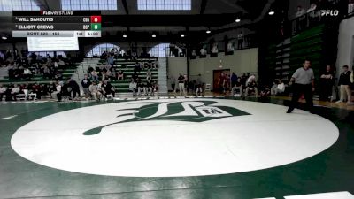 150 lbs Semifinal - Will Sakoutis, Christian Brothers Academy vs Elliott Crews, Benedictine College Prep