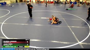 93 lbs Round 2 (6 Team) - Alleena Johnson, Northfield vs Owen Czepa, New Prague