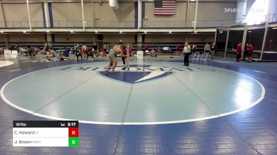197 lbs Round Of 16 - Cody Howard, Virginia Tech vs Jt Brown, Army-West Point