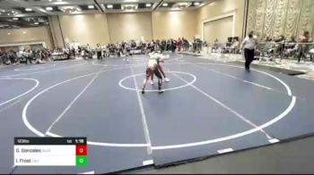 123 lbs Semifinal - Olivia Gonzales, Buckeye Ruff Riders vs Izzy Frost, California Grapplers