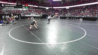 132 lbs Cons. Semis - Lydia Hutter, Adams-Friendship vs Alexis Burback, Hartford Union