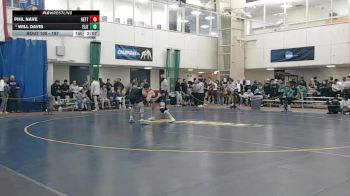 197 lbs Champ. Round 2 - Will Davis, Elizabethtown vs Phil Nave, Gettysburg