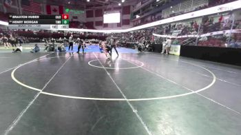 138 lbs 11th Place Match - Braxton Huber, Caldwell vs Henry Morgan, Timberline